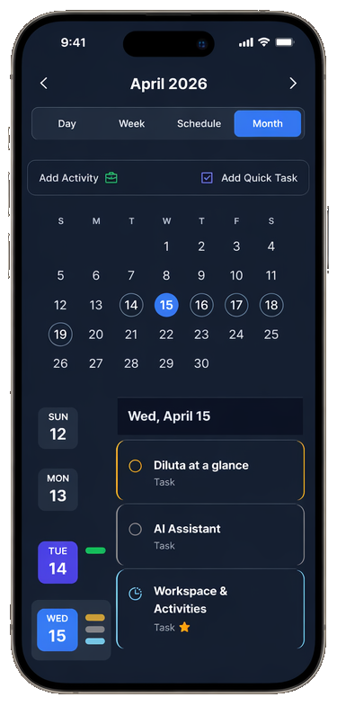 Diluta calendar