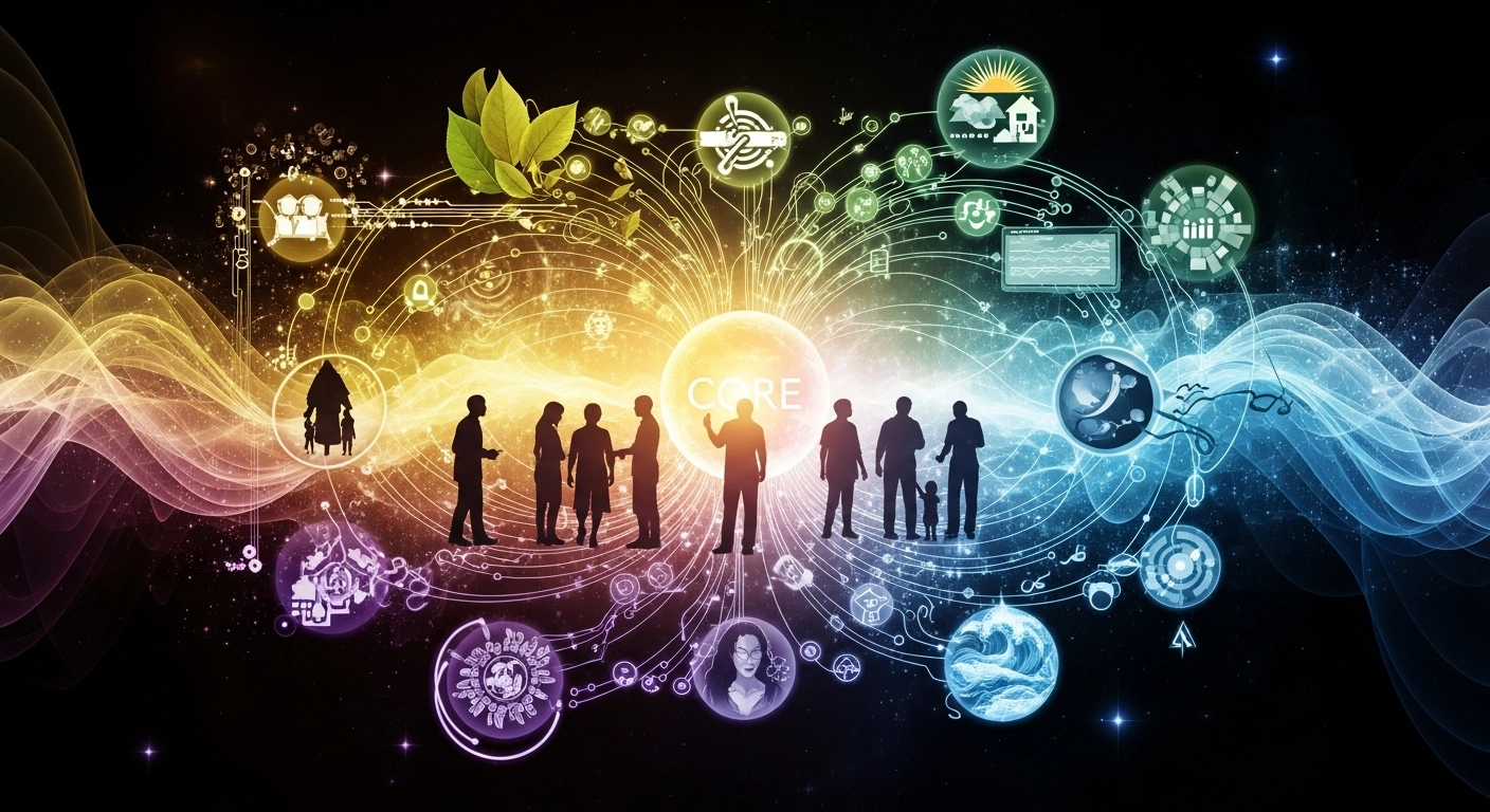 Abstract technology visualization